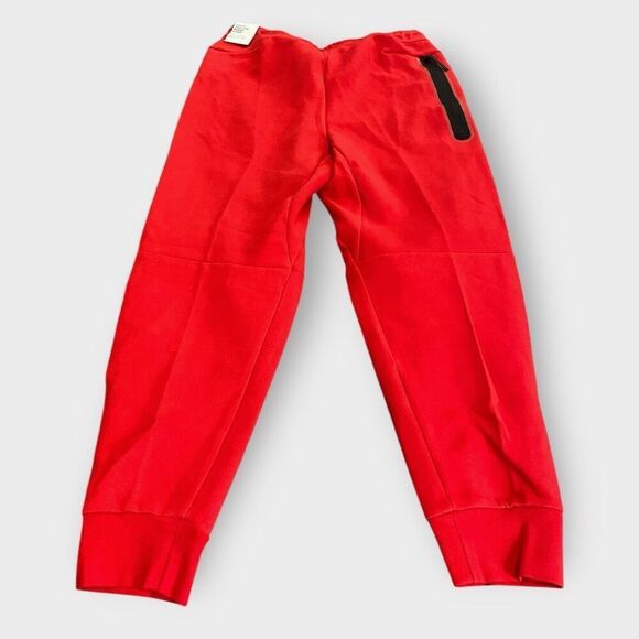 Nike Sportswear Tech Fleece University Red Jogger Pants Mens size M CU4495-657 - Picture 5 of 9